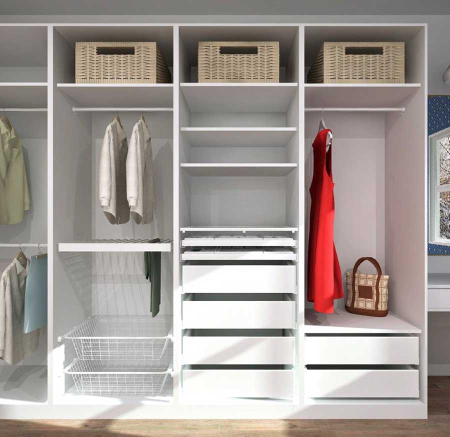 Best Ideas for Organizing Your Space with an IKEA Closet - 1